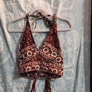 Women's Red Crop Top